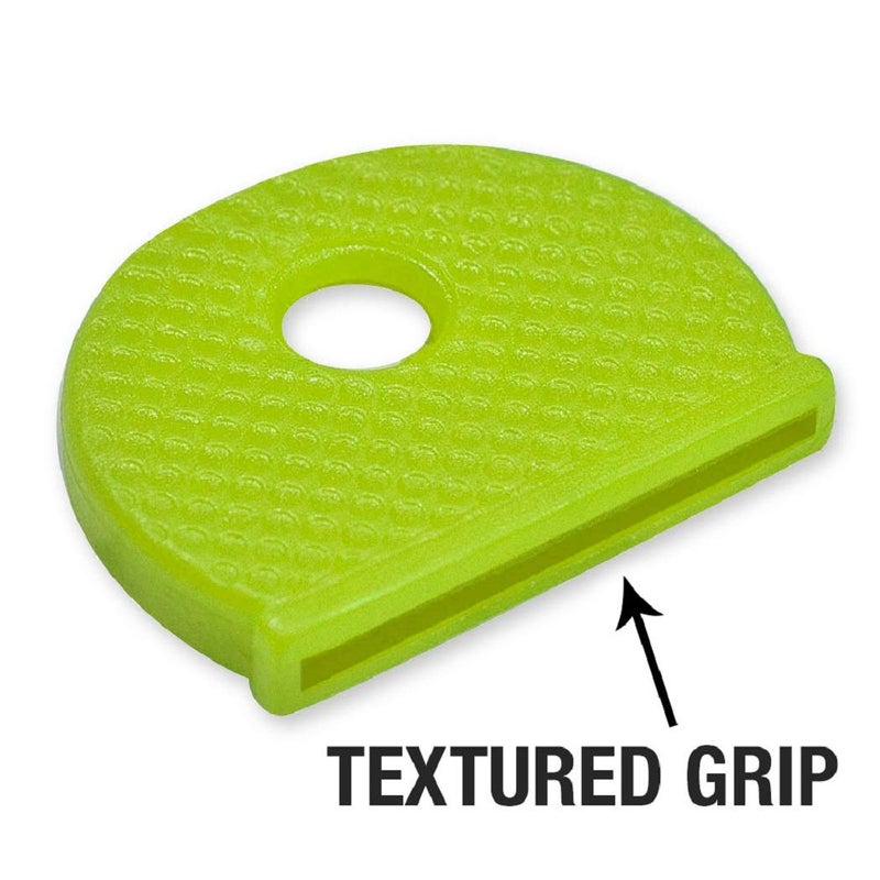 Lucky Line Medium Key Identifier Caps, Standard Size, Assorted Neon Colors, 4 Pack (16506) - Image 4